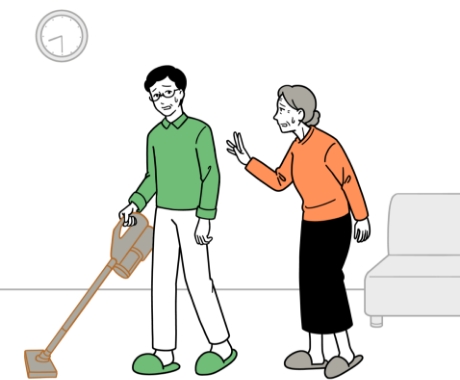 いつも不安げで落ち着きがない