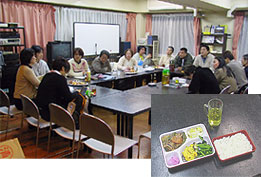 やどかりの里、学習会